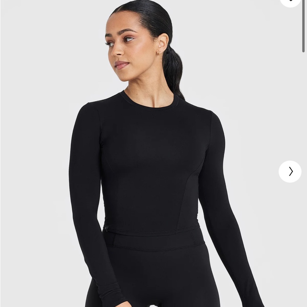 NWT oner active MELLOW™ SOFT MID LONG SLEEVE TOP black small